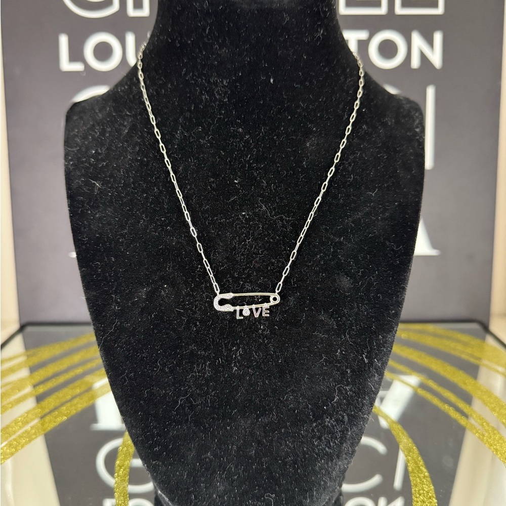 Silver Love Necklace